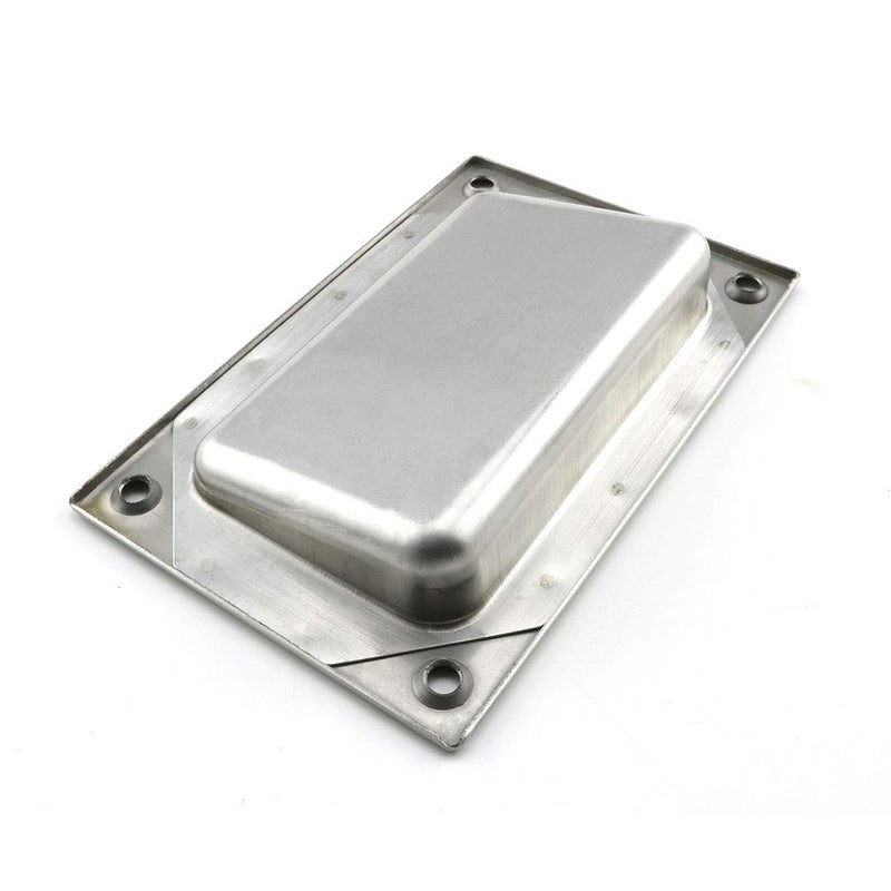 heyous 2pcs 5x3.2 inch Hidden Recessed Pull Handle Stainless Steel Square Flush Concealed Furniture Handle for Door Drawer Cupboard Cabinet Sliding Door - Image 5